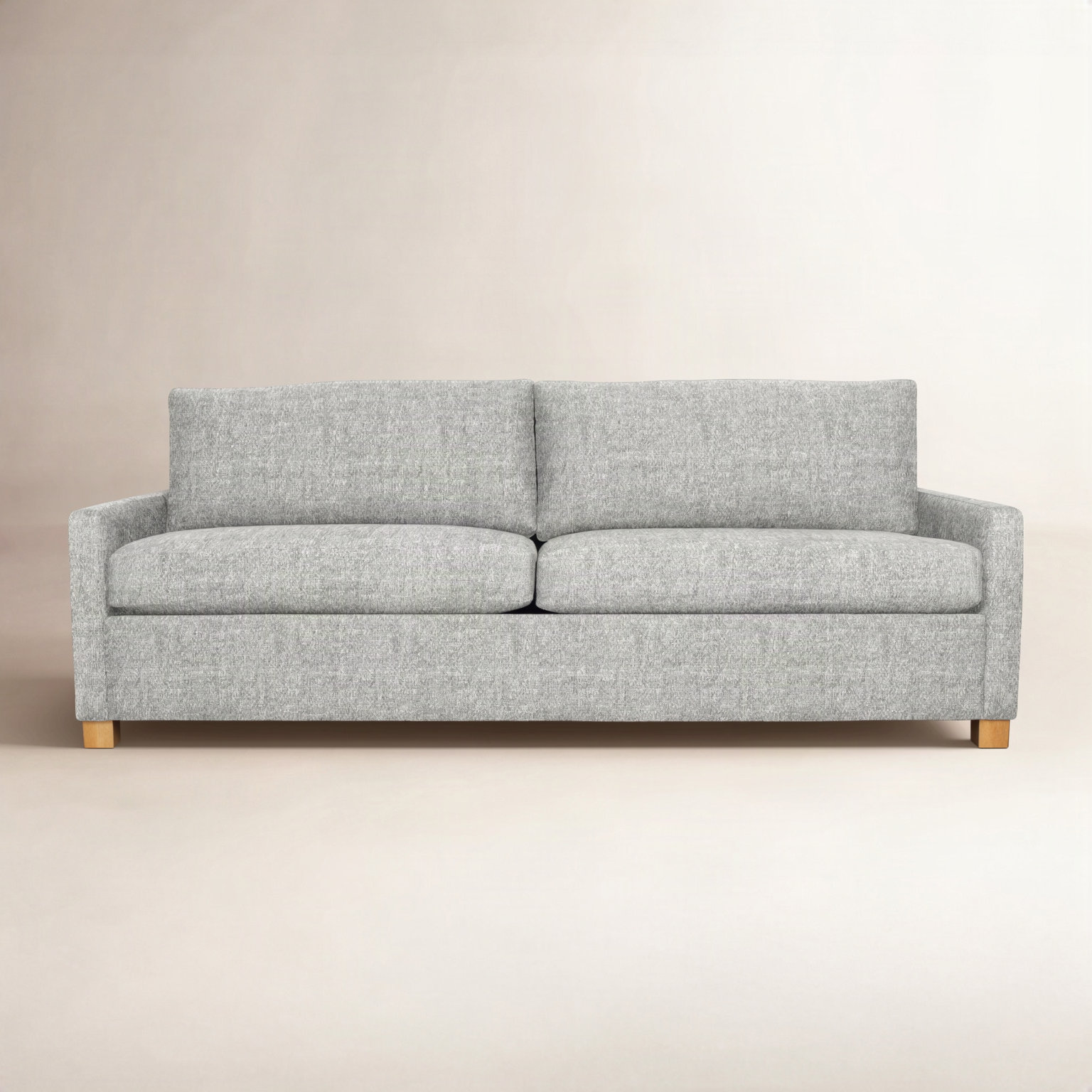 Louisa 87" Sofa Bed, Connelly Dove Performance Tweed