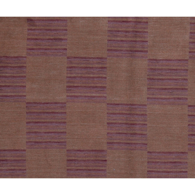 Hand Woven Wool Checkered Area Rug
