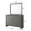 Commode ronde contemporaine à 9 tiroirs 1Pc-2072195452