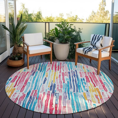 Tapis intérieur / extérieur Caelira Ivory