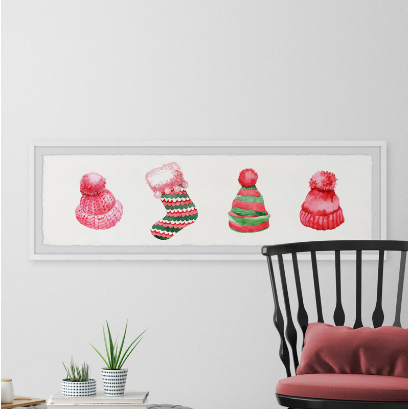 Baby's First Christmas - Single Picture Frame Panoramic Painting, 38cm H x 114cm W x 3.81cm D