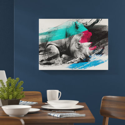 Rhino - Frameless Print