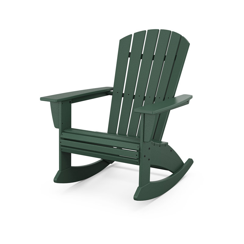 Chaise berçante d'extérieur POLYWOOD, Vert