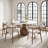 Otelia 7PCS Round Dining Table Chairs Set-1912684651-1939807761-1939807760