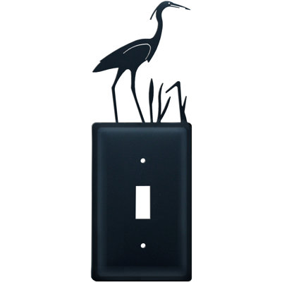 Heron 1-Gang Toggle Light Switch Wall Plate