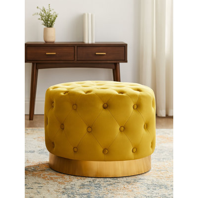 Solid + Manufactured Wood Accent Stool