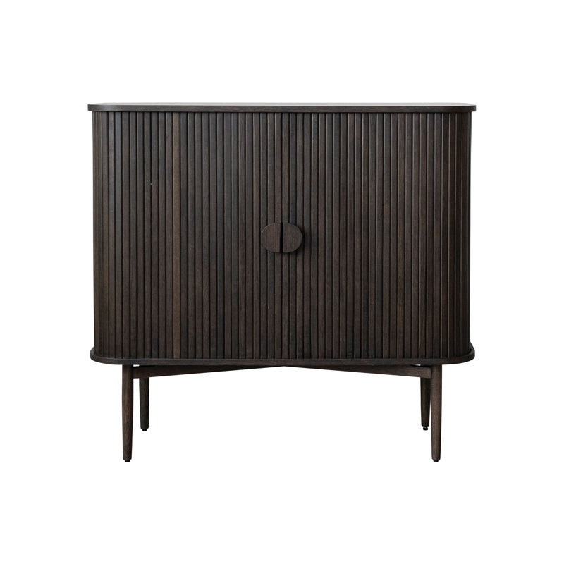 Armoire en bois récupéré et bois de chêne avec portes en accordéon