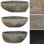 Pomonok Basin River Stone Oval (29-38)x(24-31) cm
