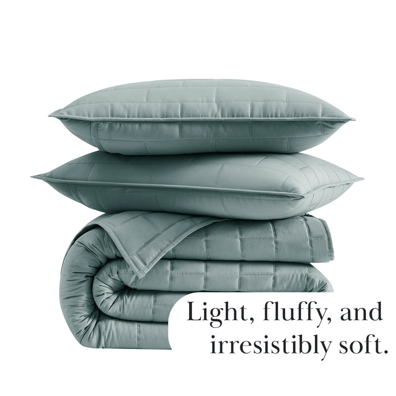 Southshore Fine Linens Brickyard 6-Piece Daybed Quilt Set with Shams and bed skirt, Teal