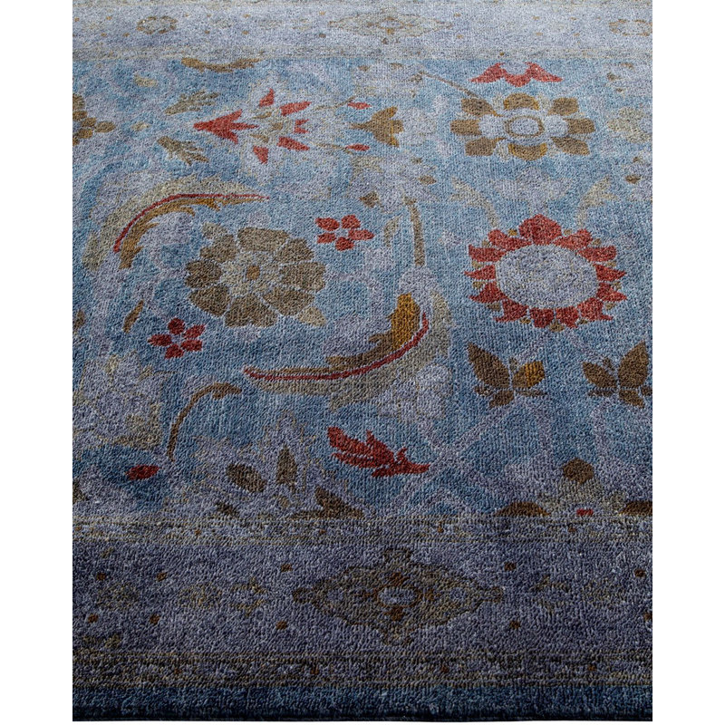 Fine Vibrance One-of-a-Kind 4' 3" X 6' 8" Hand Knotted Area Rug