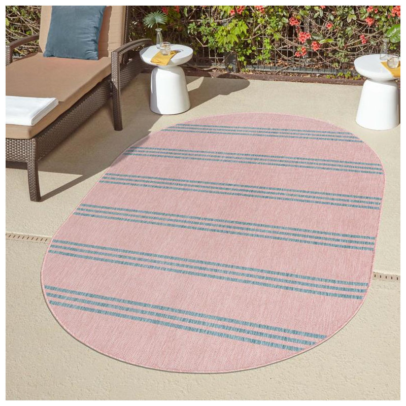 Jill Zarin Anguilla Indoor/Outdoor Rug, Oval 7'10" x 10'