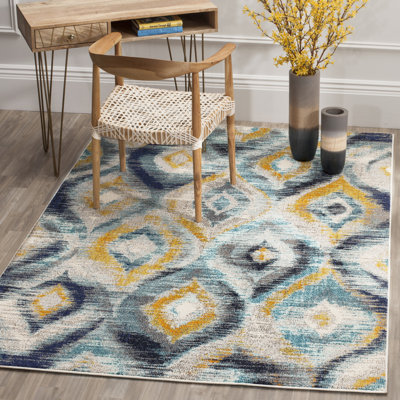 Theresa Performance Geometric Rug