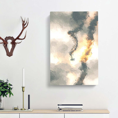Aerobatics in the Clouds - Wrapped Canvas