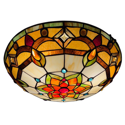 Terenig Glass Flush Mount