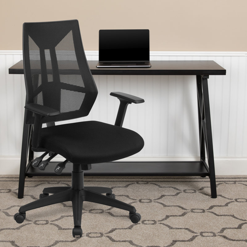 High Back Mesh Multifunction Swivel Ergonomic Office Chair - Flip Up Arms