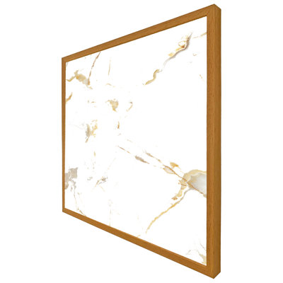 Cascades Gold Marble 1 Piece Single Picture Frame Wall Art