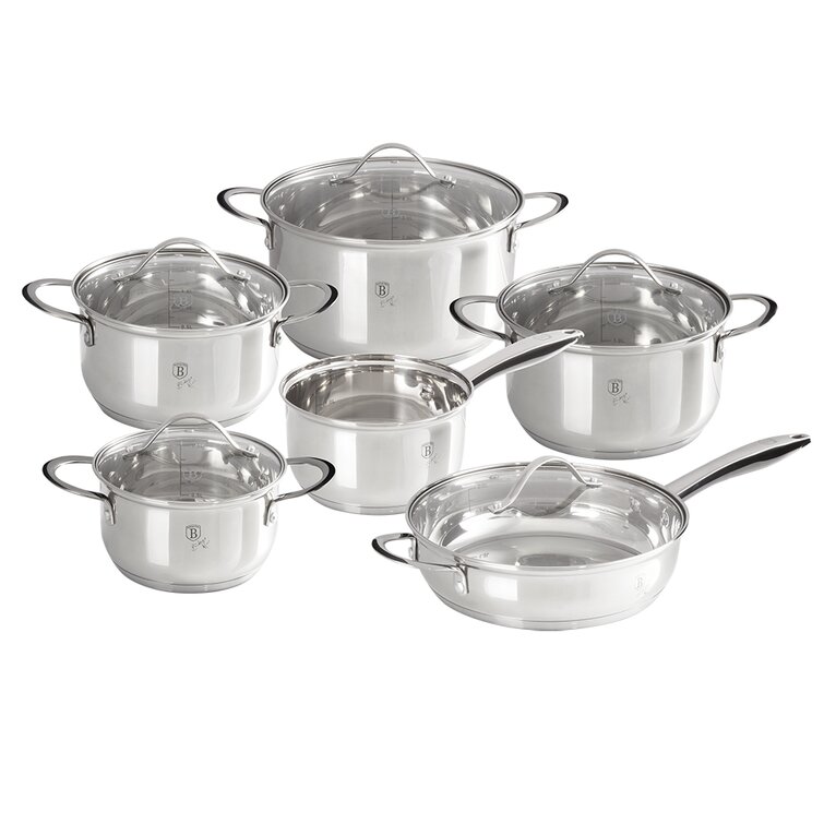 Great Gatherings Stainless Steel 12-Piece Cookware Set