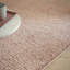 Symaya Cosy Shaggy Blush Pink Area Rug-1555818938