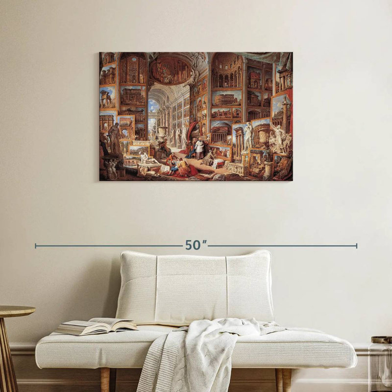 Lilie Gallery Of Views Of Ancient Rome, 24" H x 36" W