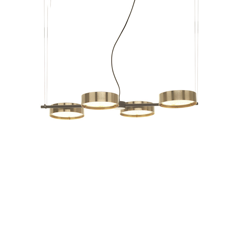 Berlin 4 - Light LED Pendant, Anodic Brass