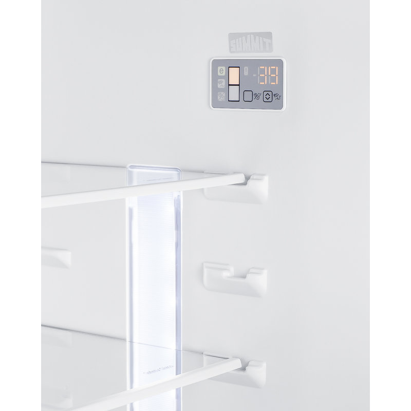 Réfrigérateur à congélateur inférieur Energy Star 28 po 14 pieds cubes Summit Appliance, Droitier