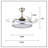Mantaj 42'' Ceiling Fan with LED Lights