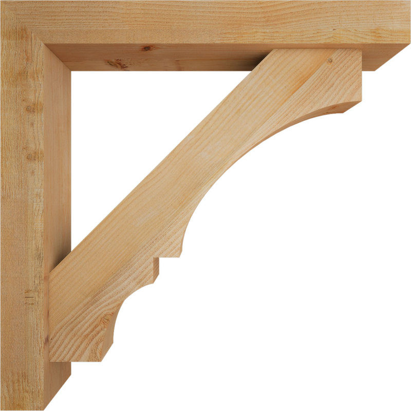 Support de bloc Balboa avec entretoise décalée, 38 x 38, Sapin Douglas de l 6 po (scié brut)