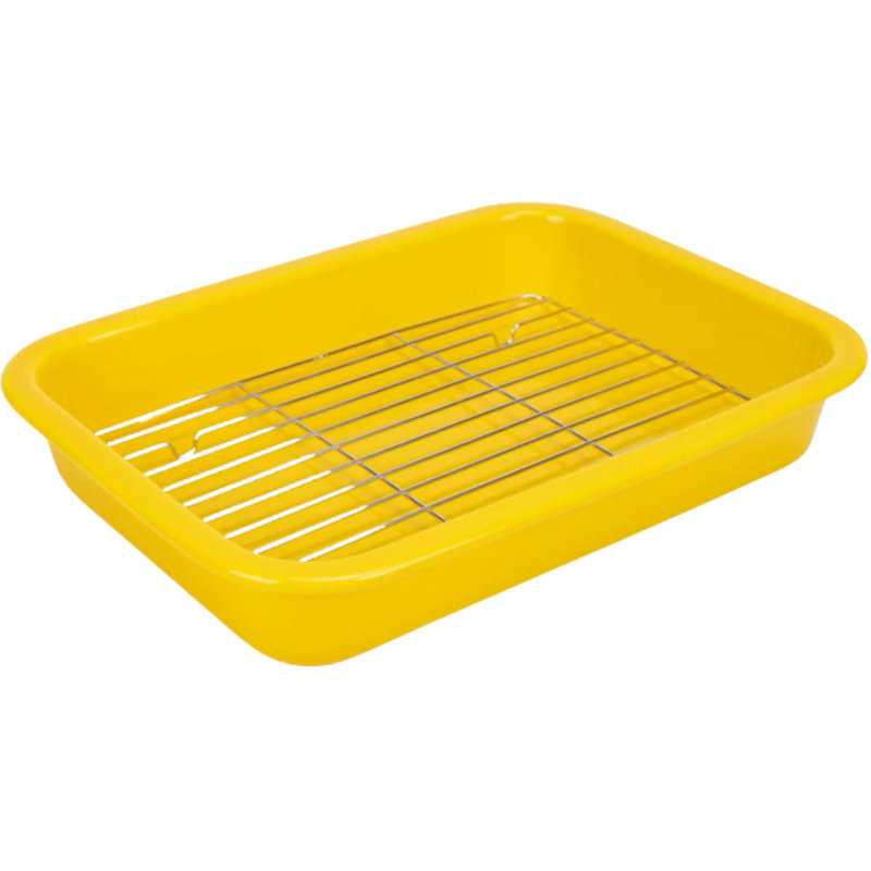 Plat de cuisson jaune 304, Jaune
