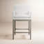 Tabouret de comptoir avec accoudoirs Bethea-98501973
