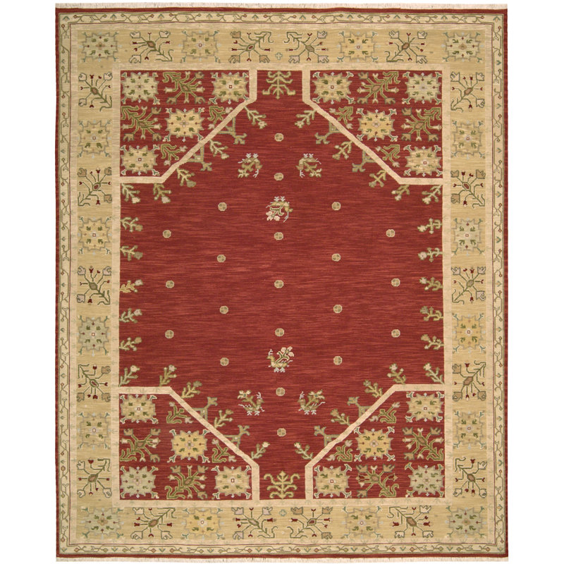 Burnham Wool Oriental Indoor Rug, Rectangle 5'10" x 8'10"