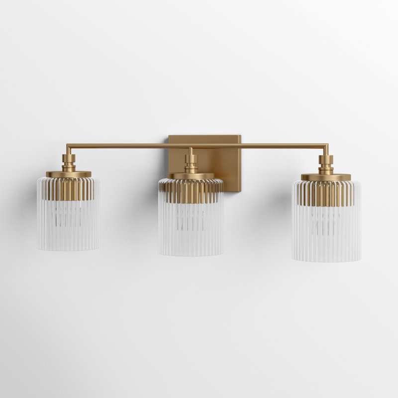 Adalina 3 - Light Dimmable Vanity Light, Satin Brass