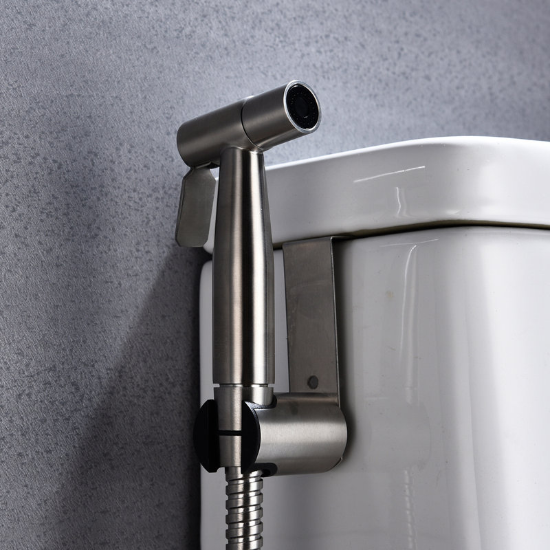 Toilet Bidet - Handheld Type Hygiene Upgrade Corrosion Silver Bathroom Efficient Cleaning Rust