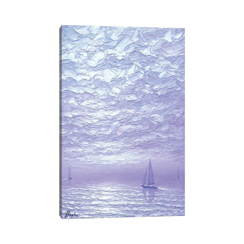 Texture du silence - Impression d'art mural - Toile tendue, 12 po x 8 po, Toile tendue avec châssis, Sans cadre