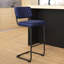 Estes Upholstered Stool with Metal Frame-204634521-204634520