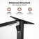 Lilja Height Adjustable Wood Computer Standing Desk with Keyboard Tray For Home Office