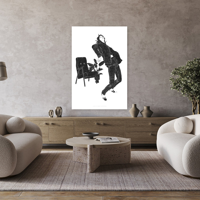 Art contemporain, art contemporain abstrait, H 48 po x l 32 po