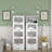 Androw Metal Freestanding Linen Cabinet
