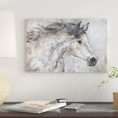 «Wild And Free» par Debi Coules, impression sur toile tendue