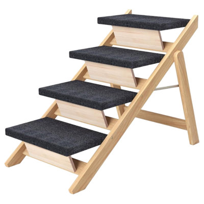 Wooden Foldable Pet Stairs/Steps