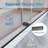 56"-60" W X 66" H Double Sliding Frameless Tub Door with 5/16" (8mm) Tempered Clear Glass-119190849