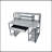 All Purpose Gray Finish Writing Desk