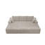 Siège de canapé modulaire 98,4 * 68,9 po, canapé rembourré et compressé pour le salon, la chambre à coucher, l’appartement, aucun assemblage requis, combinaison gratuite pour 4 PC, tissu en velours côtelé moelleux-1839774258