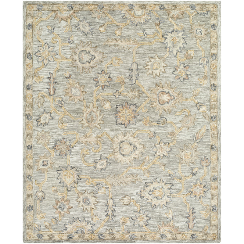 Codrin Performance Hand Tufted Wool Oriental Indoor Rug, Rectangle 10' x 14'