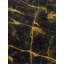 Texture de marbre noir et doré | Reproduction abstraite contemporaine