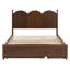 Grand lit plateforme avec 2 grands tiroirs, lit gigogne simple TG-108778362