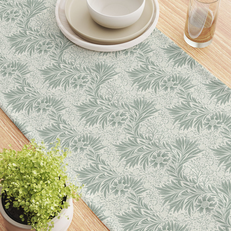 Fabric Textile Products, Inc. Table Runner, 100% Cotton, Floral 80, 16" x 90"