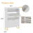 16-Pair Shoe Cabinet with Two Flip-Top Drawers-1799703531