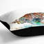 Docked Boats In Ballstad Norway In Abstract Square Throw Cushion-56357729-56357728