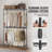 Michalea 45.7'' Metal Rolling Clothing Rack