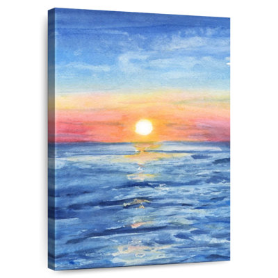 Coucher de soleil avec l'eau Gillard